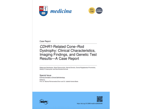 CDHR1-Related Cone–Rod Dystrophy